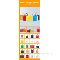 Promotional boutique custom eco laminated tote shopping bag